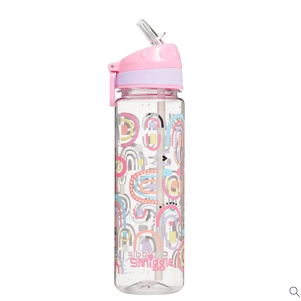 Smiggle Bright Side Drink Bottle 650ml - Pink