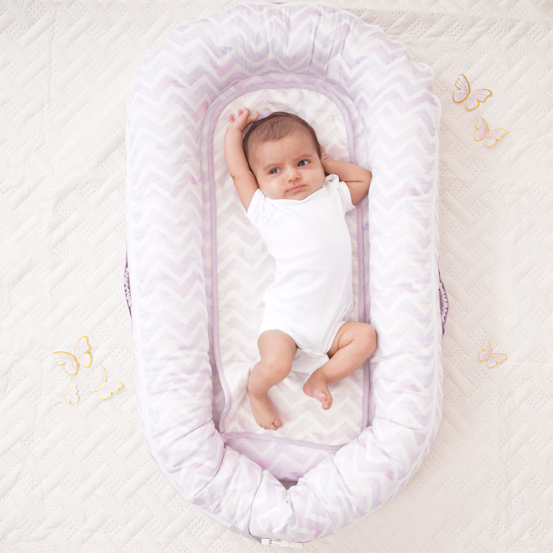 Fancy Fluff Organic Baby Cocoon -  Pixie Dust