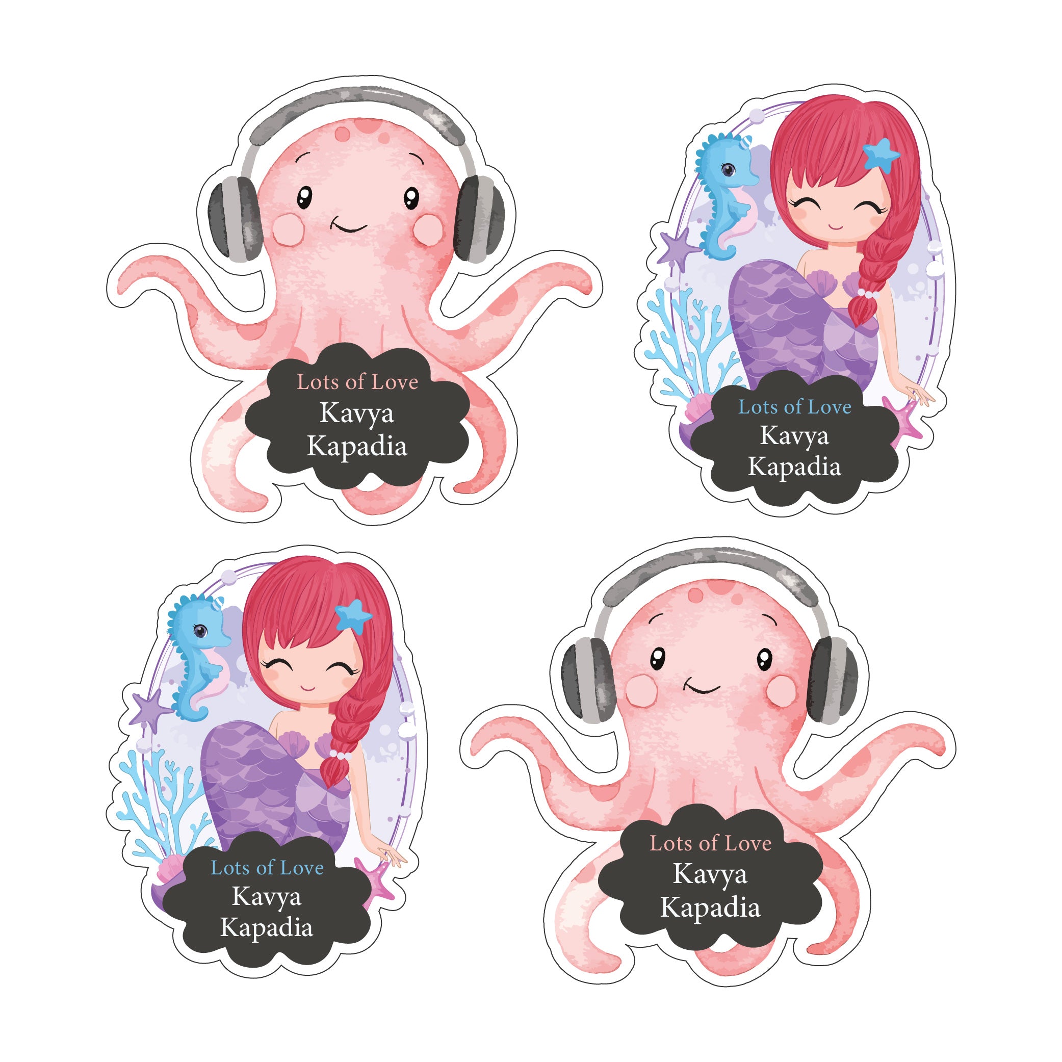Personalised Gift Stickers - Set of 23