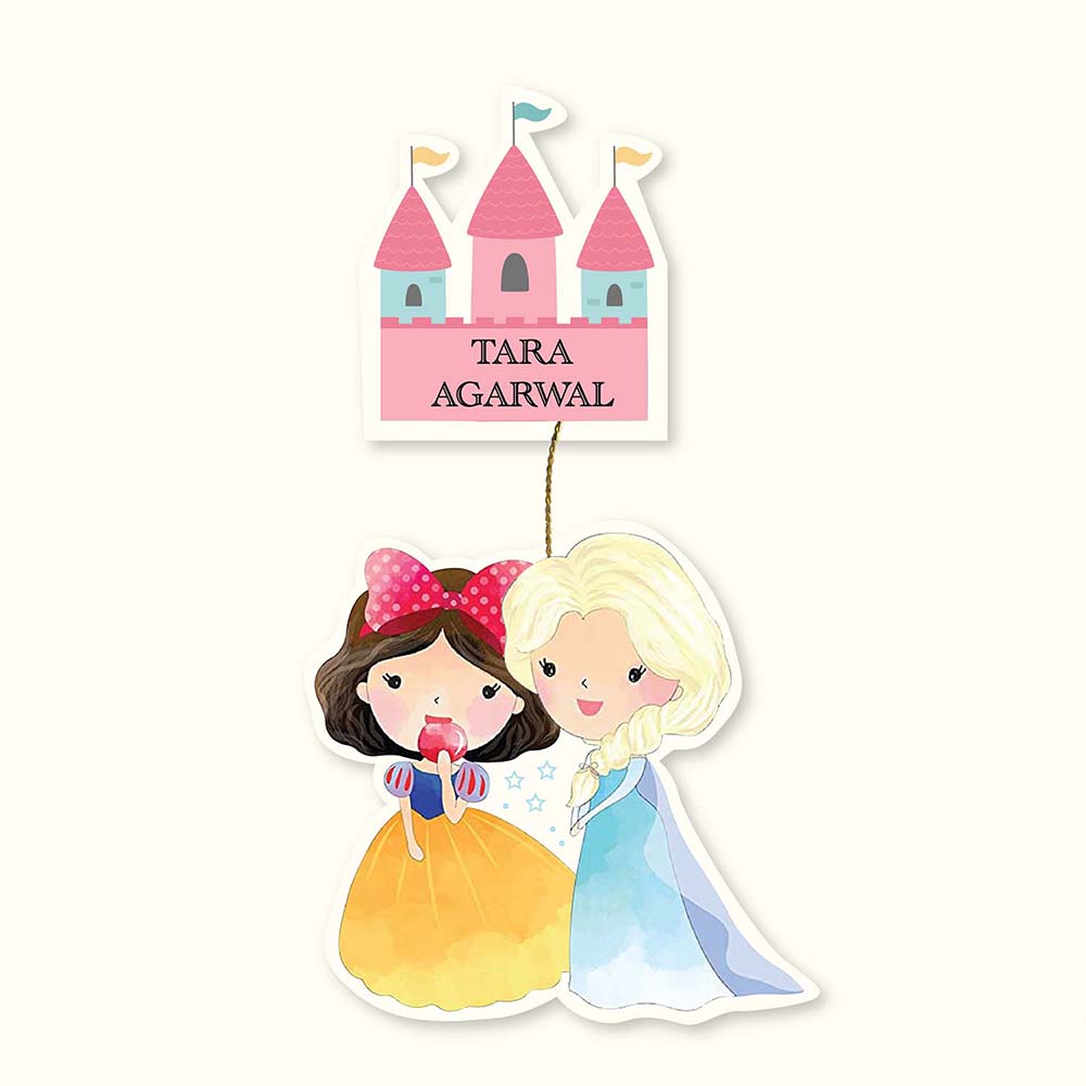 Hanging Tags Set of 25 - Sibling Princess