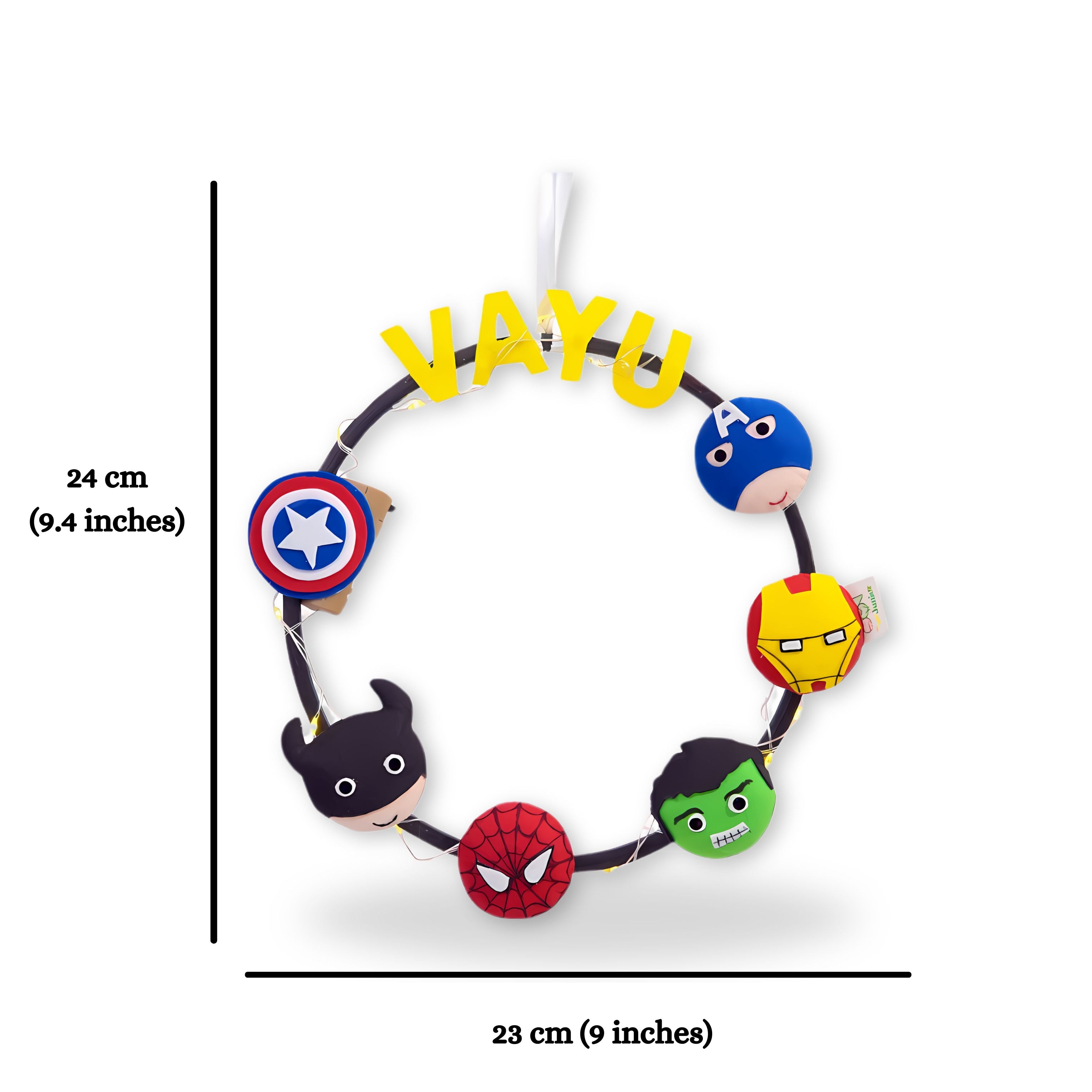Junior Superhero Series Personalised Mini Hoop