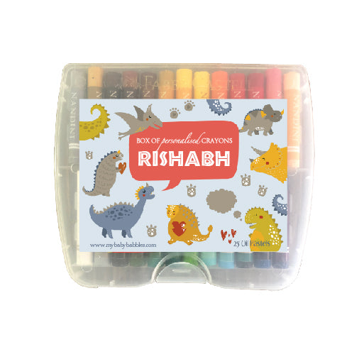 Personalised Sketch Book & Crayon Set