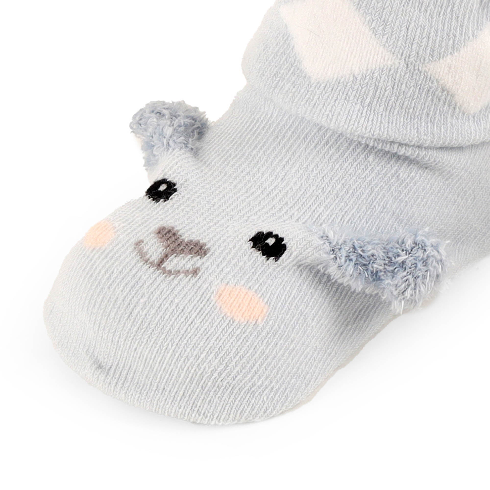 Yellow and Sky Blue Socks