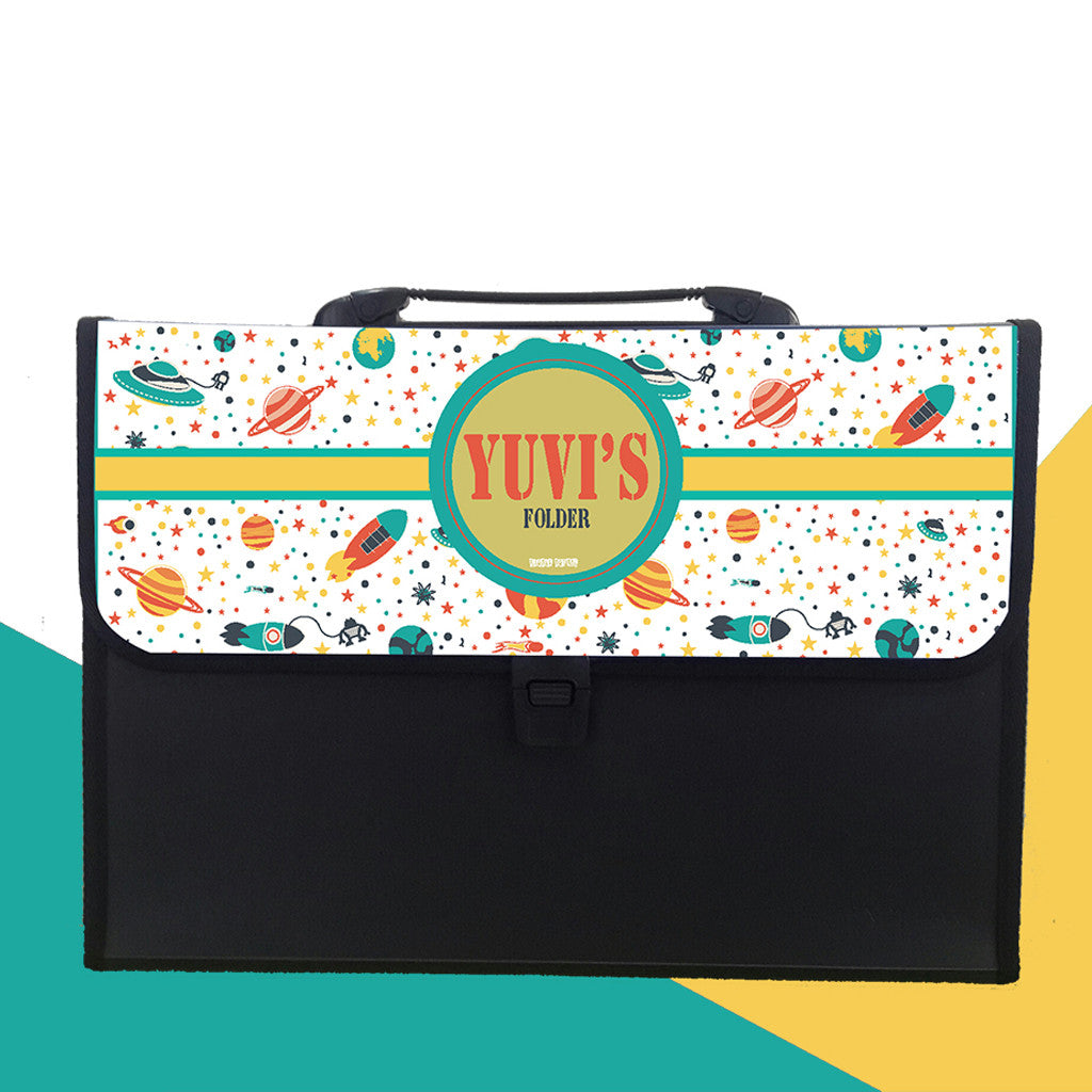 Personalised black Folder