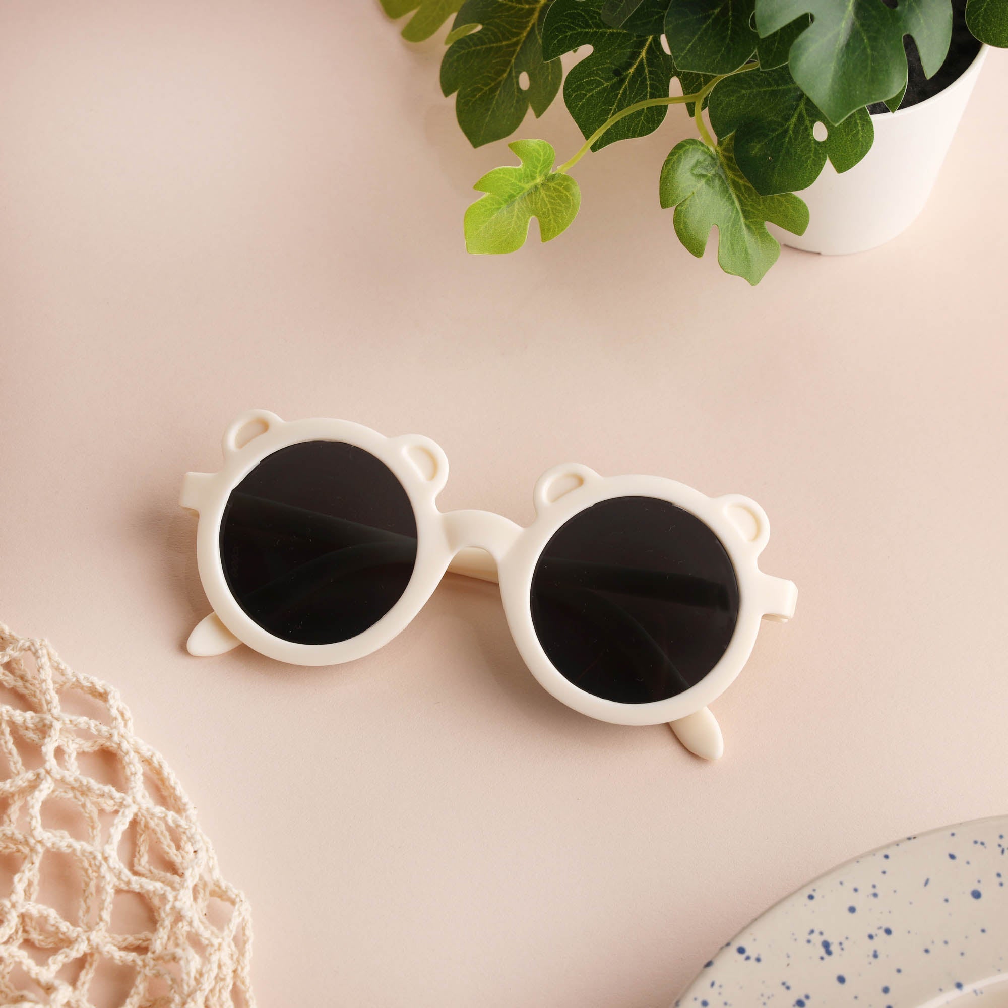 Baby Bear Sunglasses - White