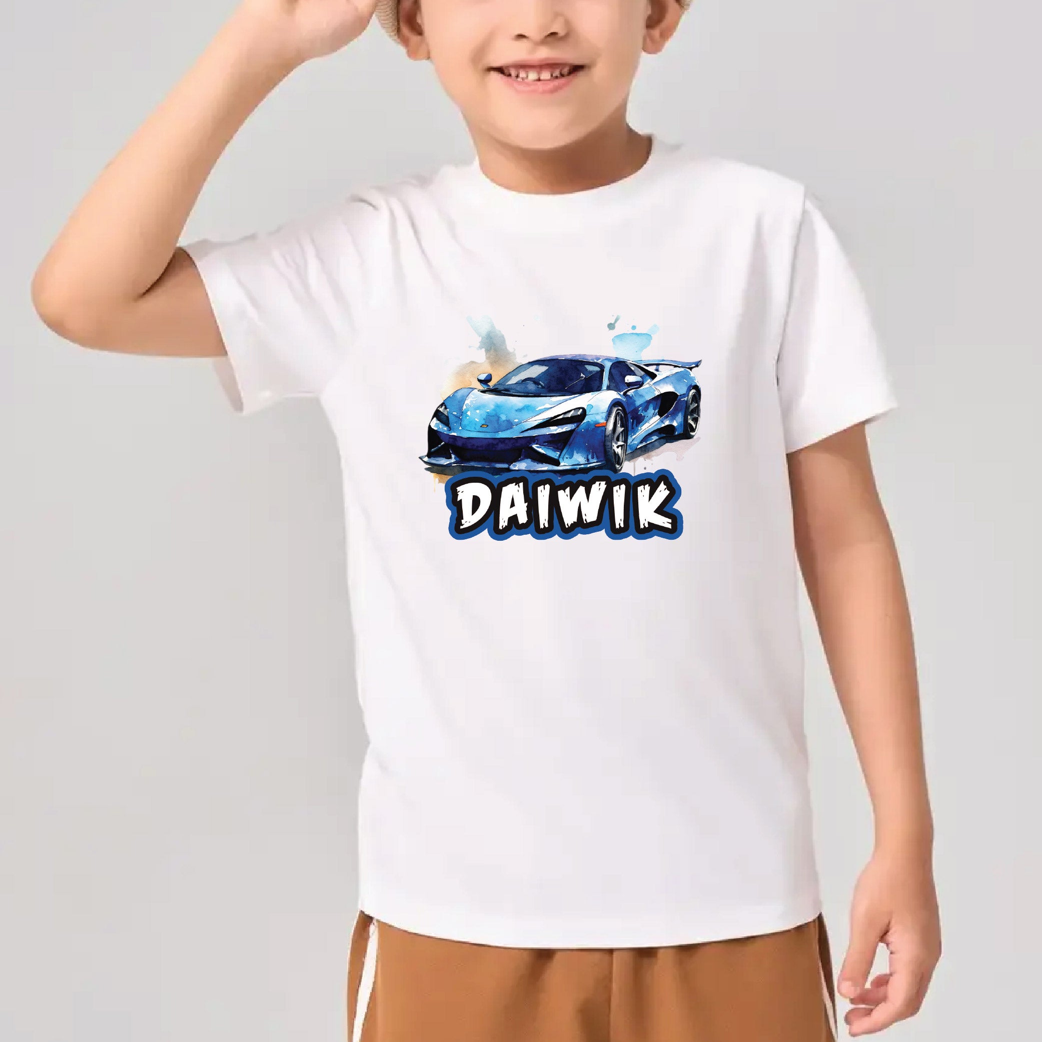 Racing Car Fever Personalised Tshirts