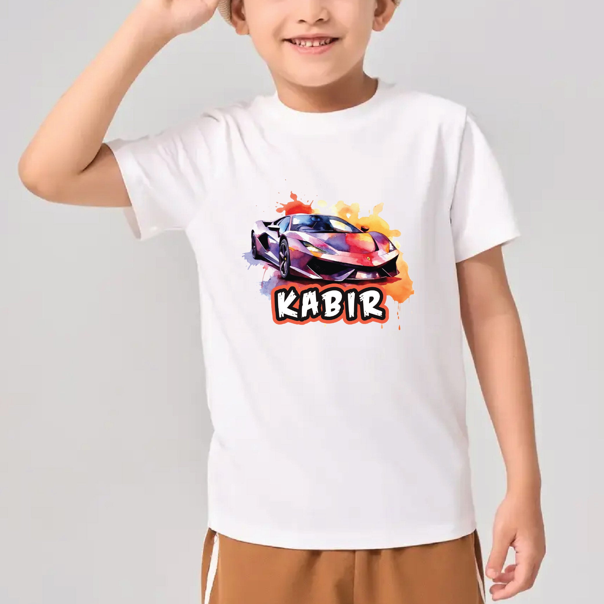 Racing Car Fever Personalised Tshirts