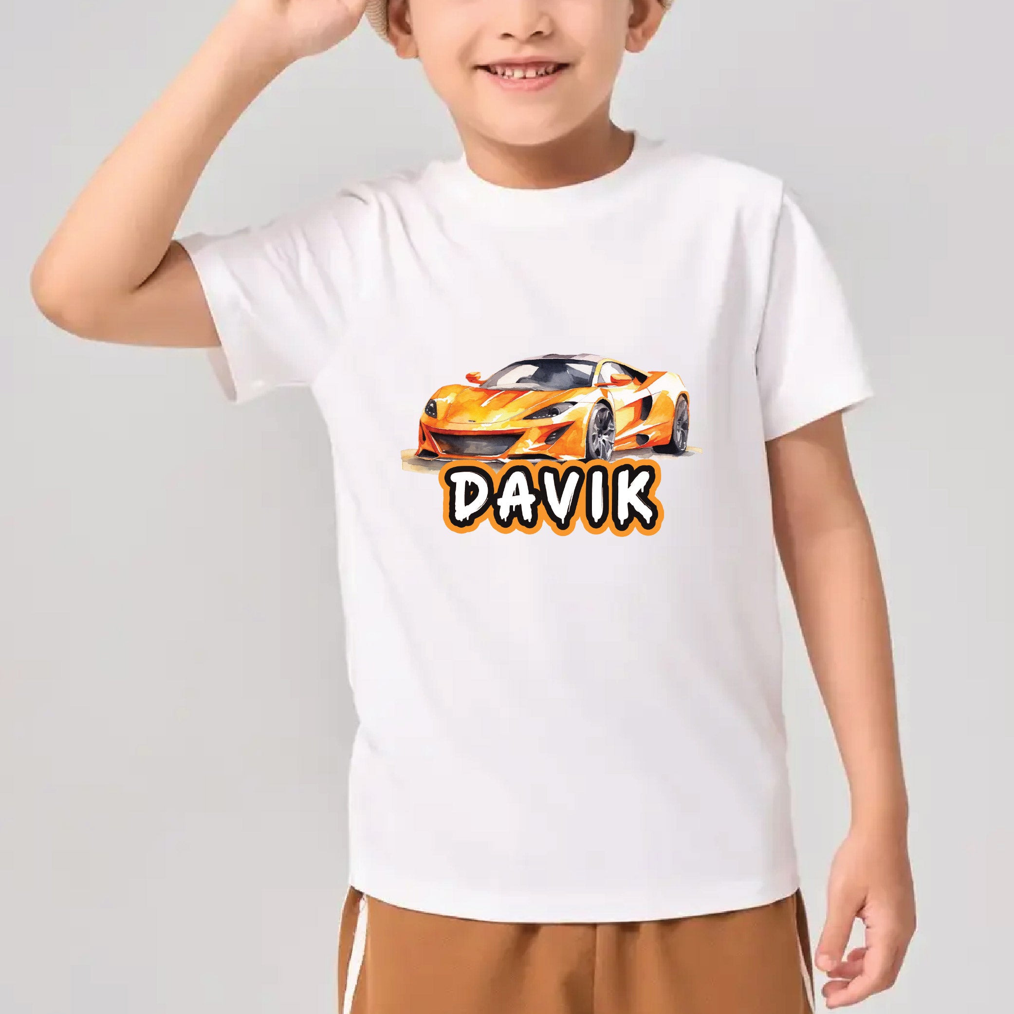 Racing Car Fever Personalised Tshirts