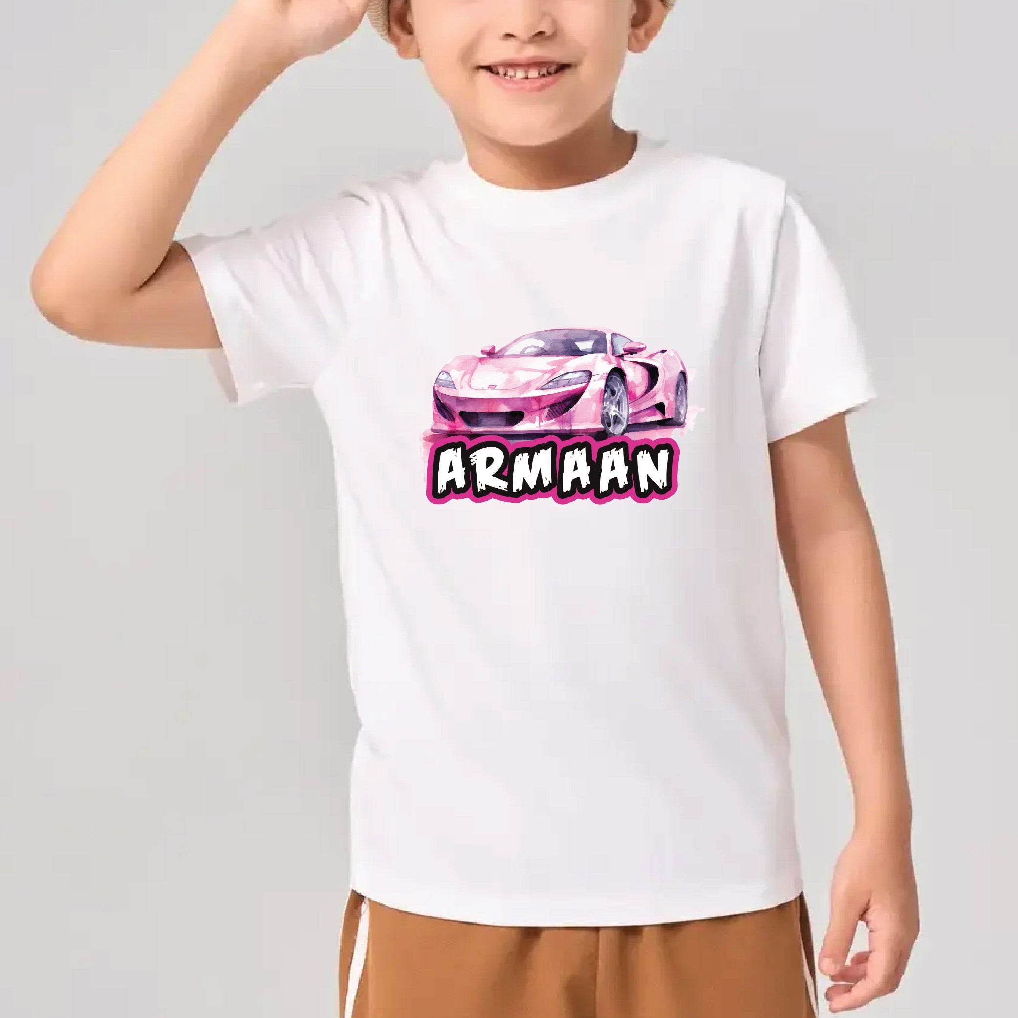 Racing Car Fever Personalised Tshirts