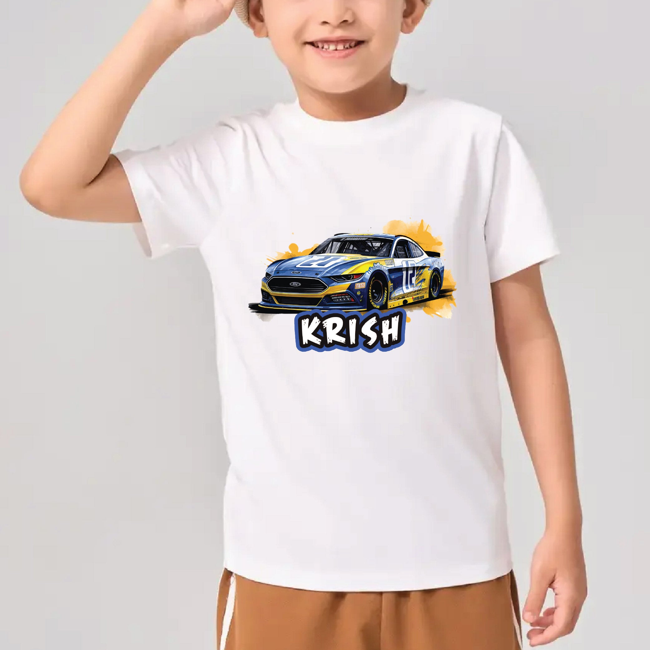 Racing Car Fever Personalised Tshirts