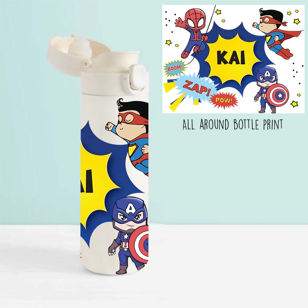 Insulated Water Bottle - Superhero