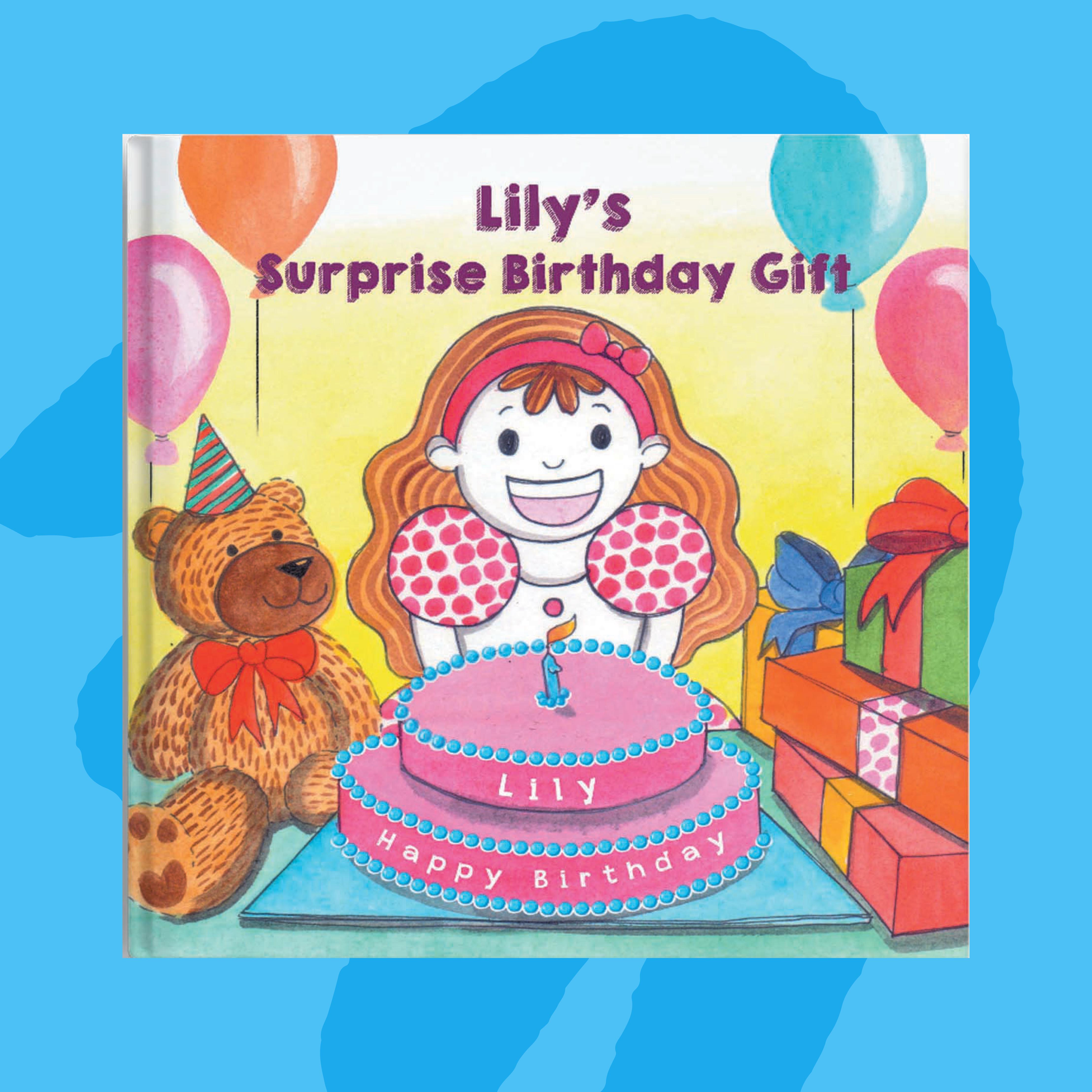 Personalised Story Book Surprise Birthday Gift Book (Girls)