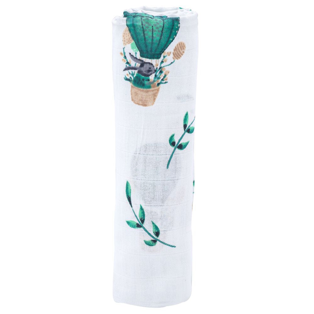 Theoni 100% organic cotton muslin swaddles - Cappadocia Dreams Green