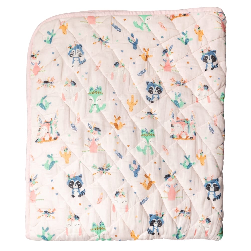 Theoni 100% Organic Cotton reversible Quilts - Bohemian Friends