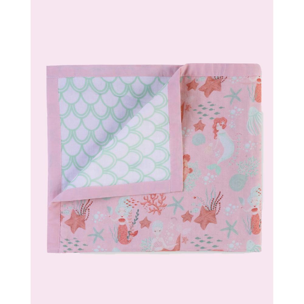 Theoni big kids organic cotton mal Dohars –Pearly Mermaid