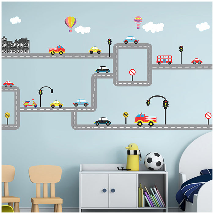 Transport Wall Stickers For Kids Room