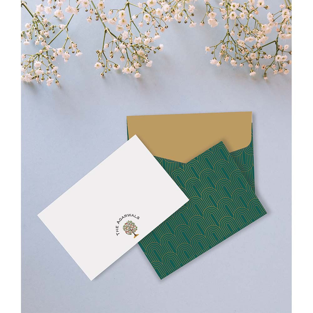 Family Card + Envelopes - Set of 25 - Tree Of Life