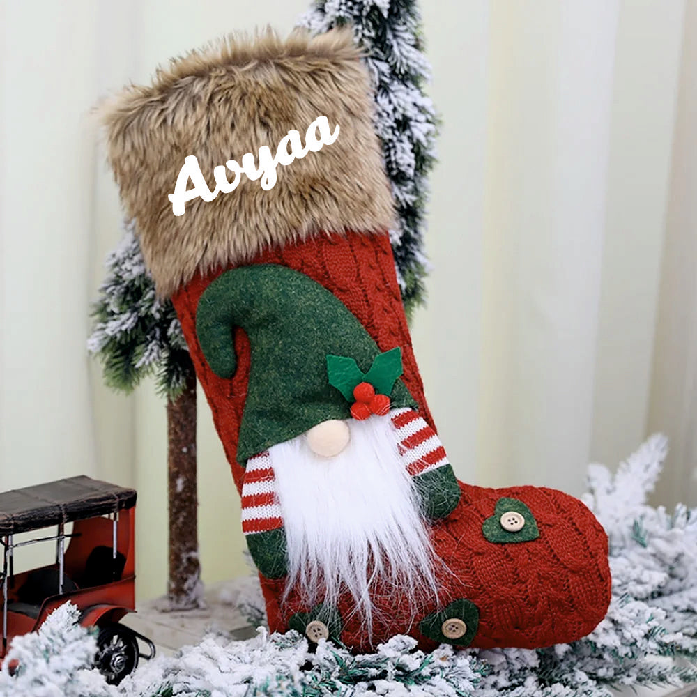 Personalised Nordic Gnome Stocking