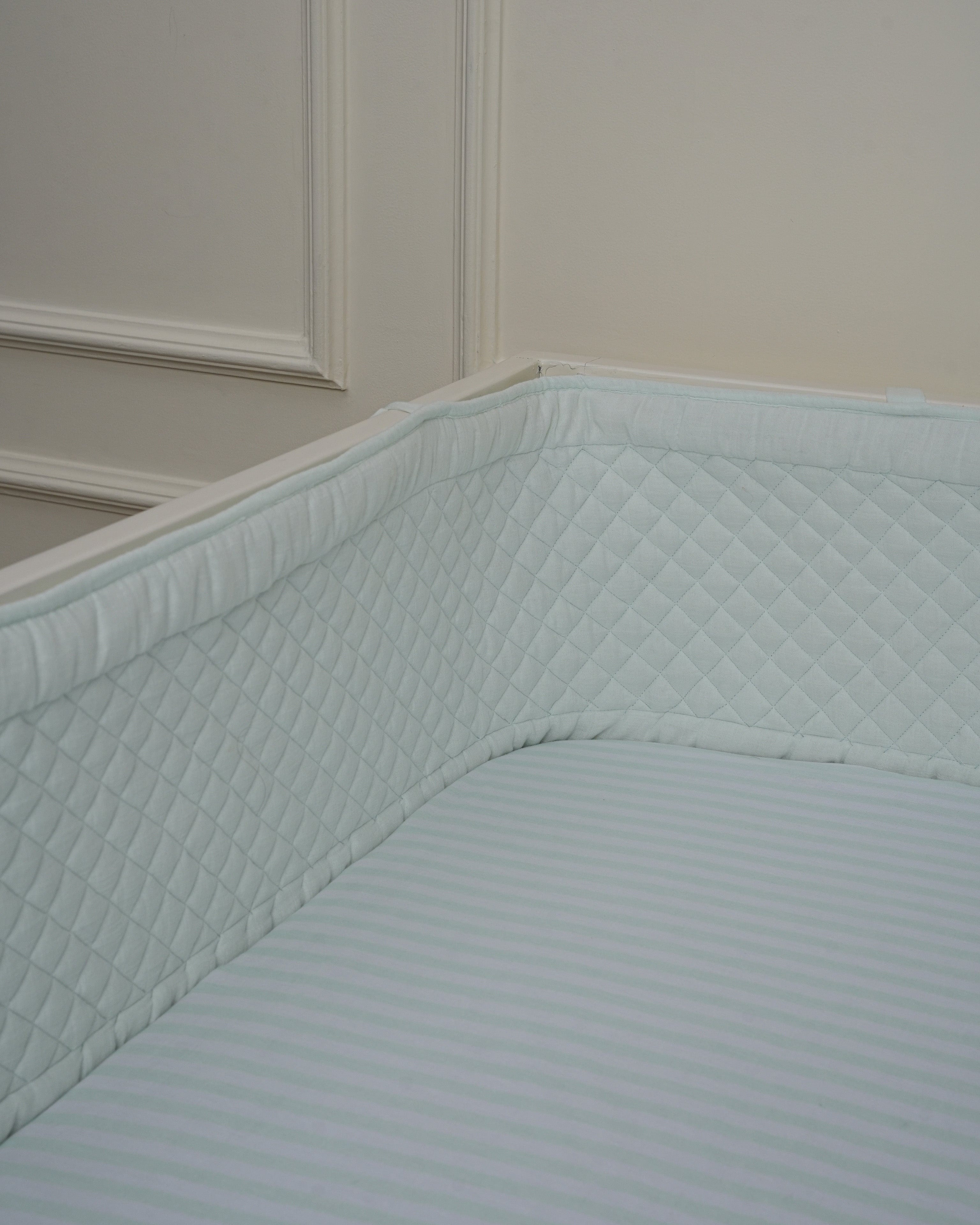 Cot Bumper - White
