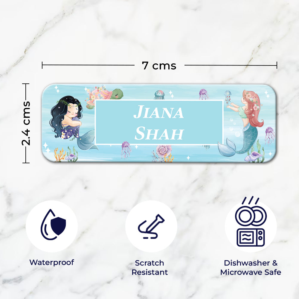Personalised Waterproof Sticker (kids) Set of 60
