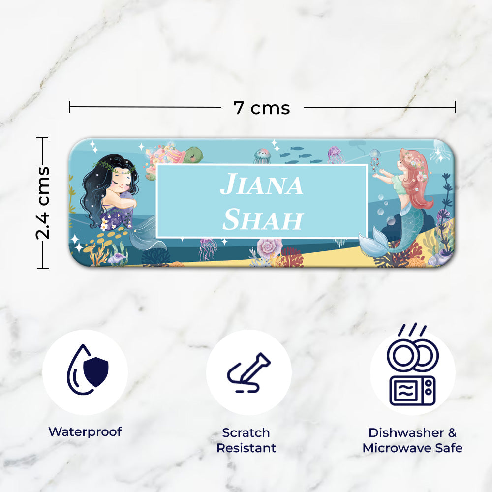 Personalised Waterproof Sticker (kids) Set of 60