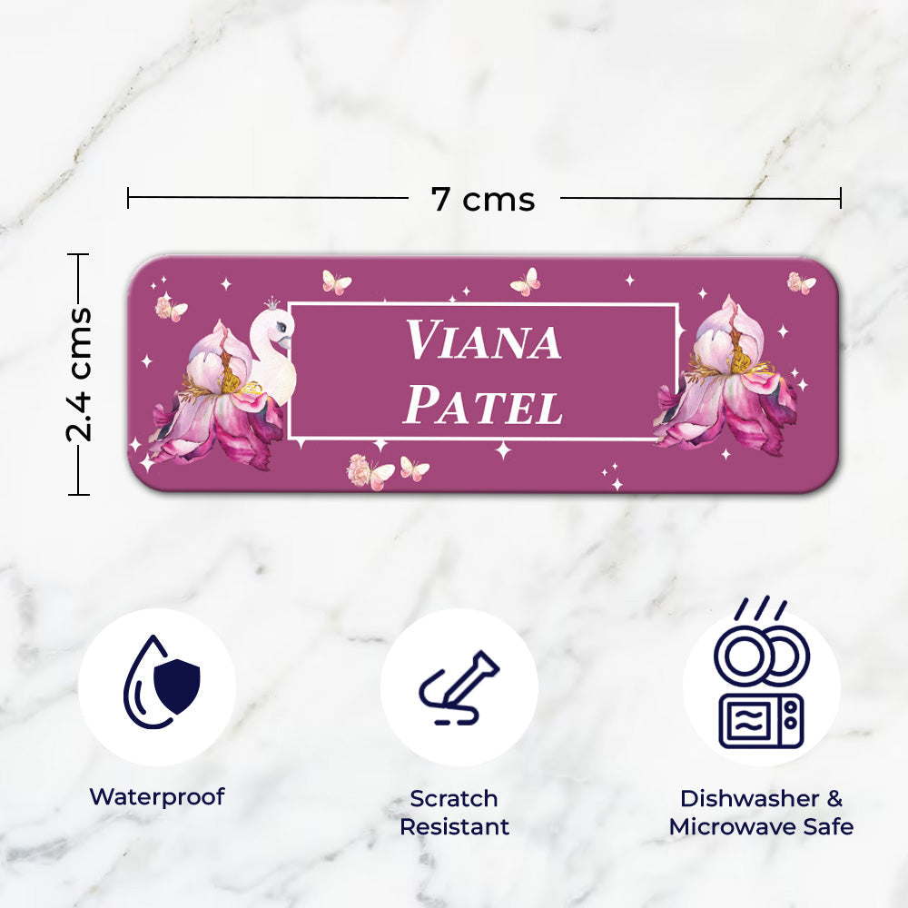 Personalised Waterproof Sticker (kids) Set of 60
