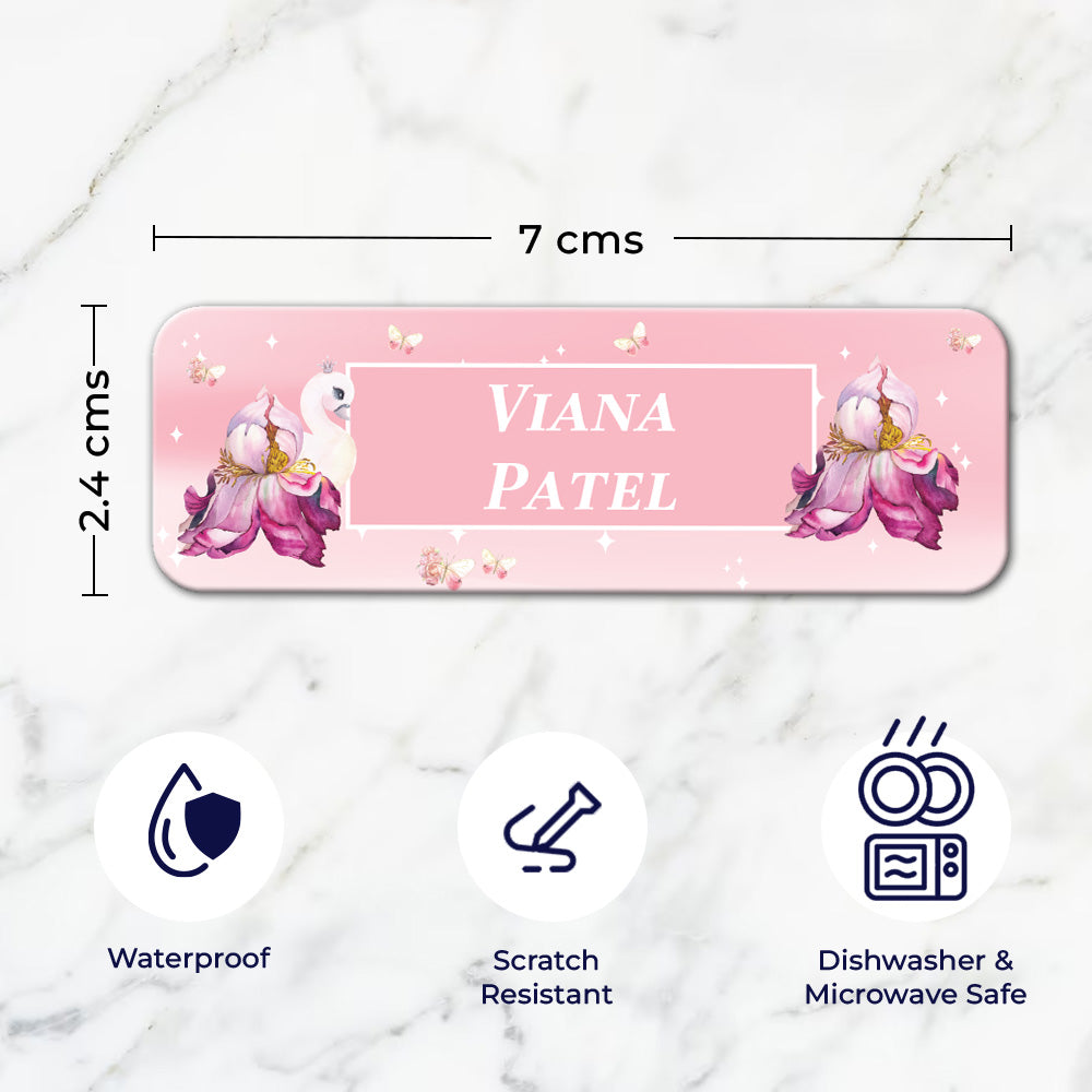 Personalised Waterproof Sticker (kids) Set of 60