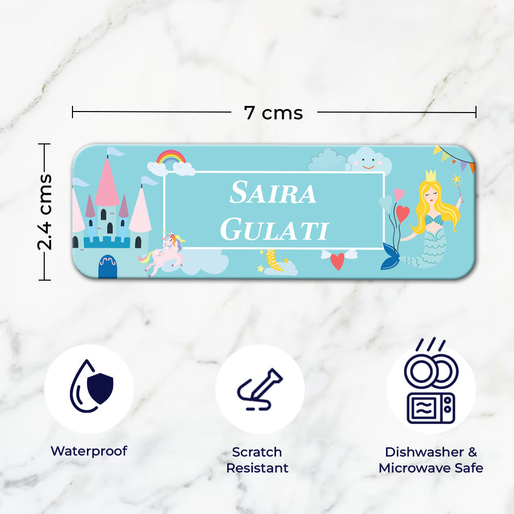 Personalised Waterproof Sticker (kids) Set of 60