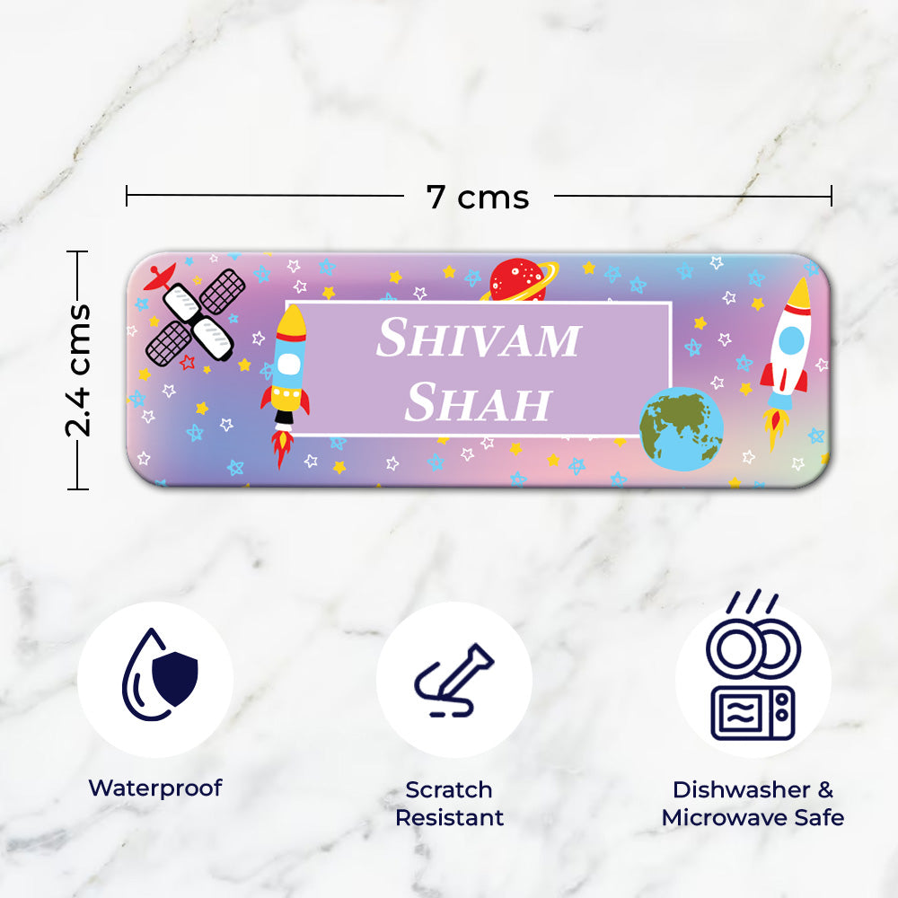 Personalised Waterproof Sticker (kids) Set of 60