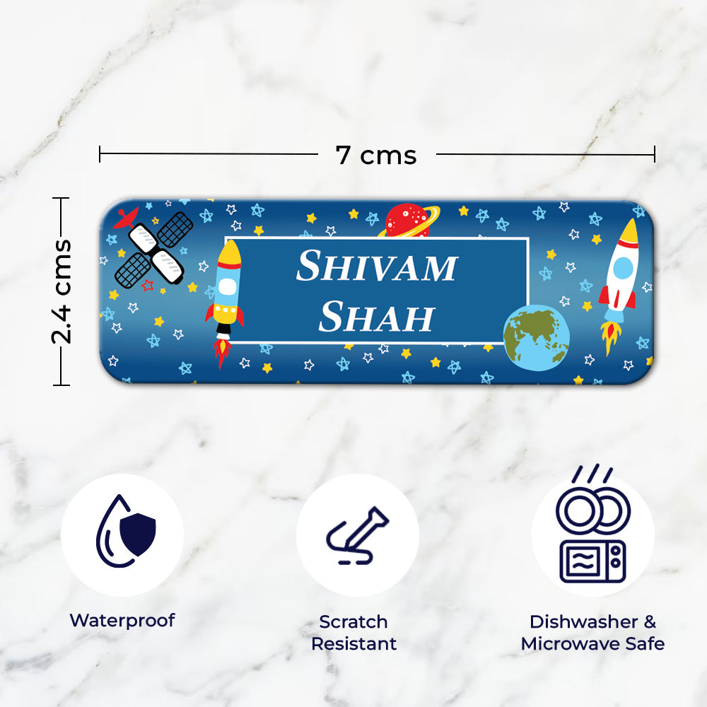Personalised Waterproof Sticker (kids) Set of 60