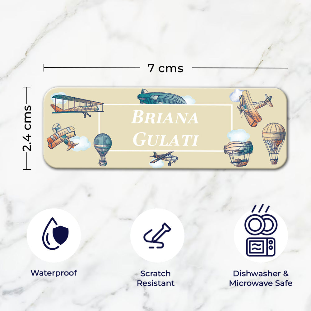 Personalised Waterproof Sticker (kids) Set of 60