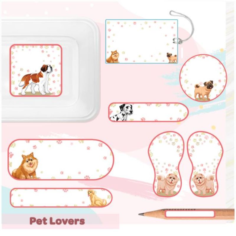 Pet Lover Labels Super Saver Set