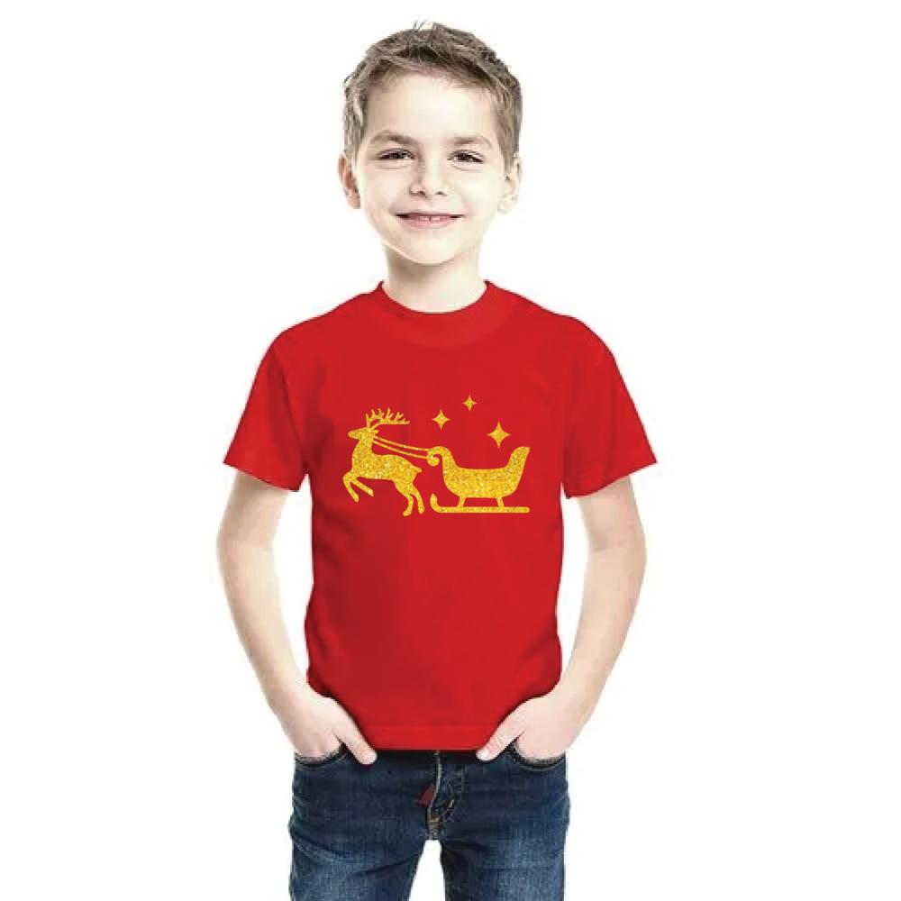 Personalised Christmas Tshirts - Santa Sledge