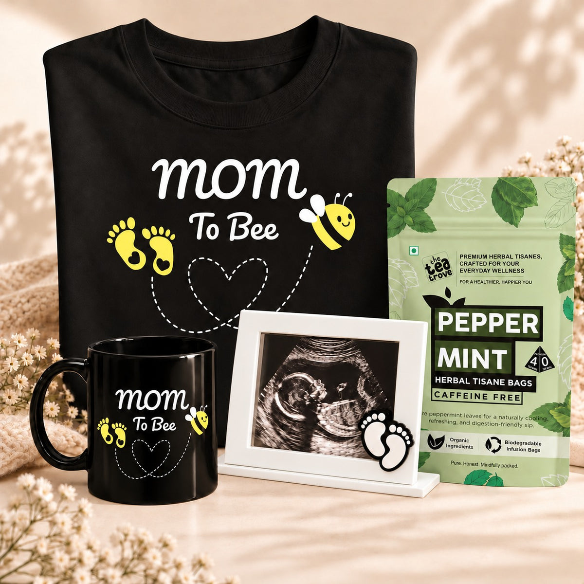 Mom To Be Gift Hamper - Black