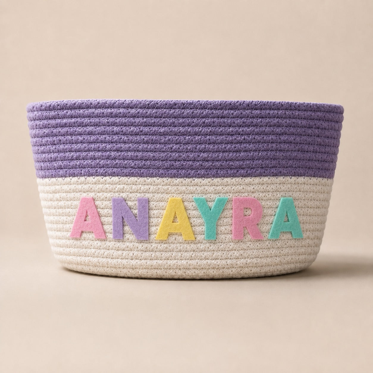 The Baby Babbles Rope Basket