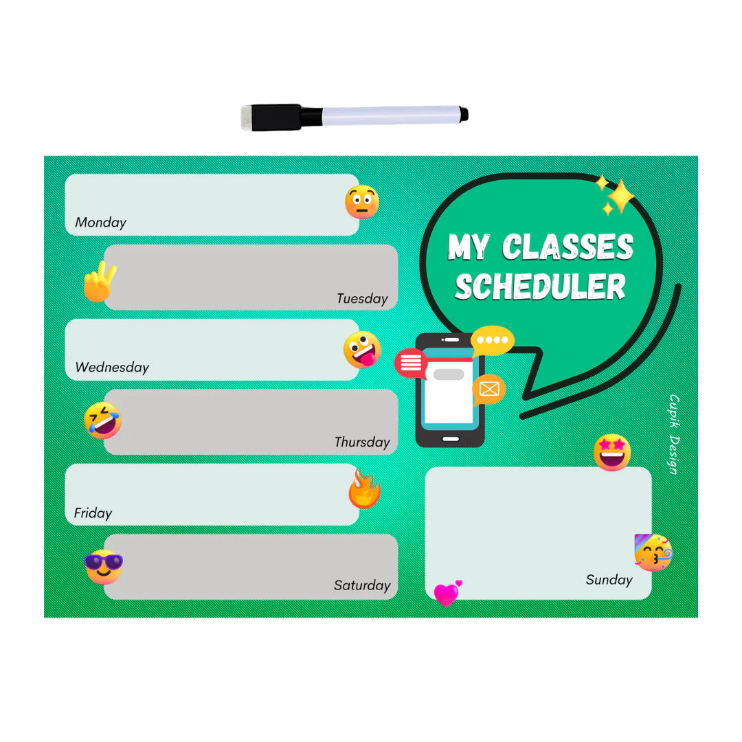 Whatsapp Weekly Planner (Magnetic)