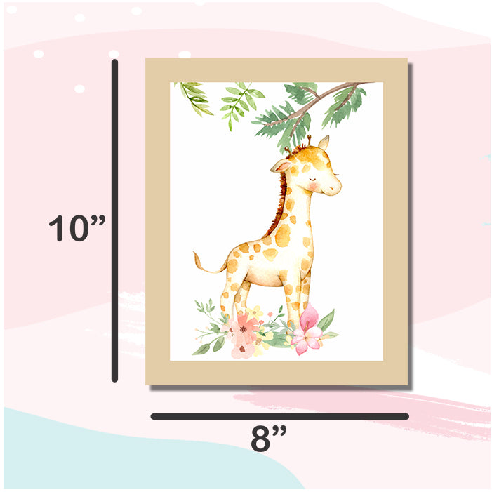 Wild Animal Frames Wall Art (Set of 4)