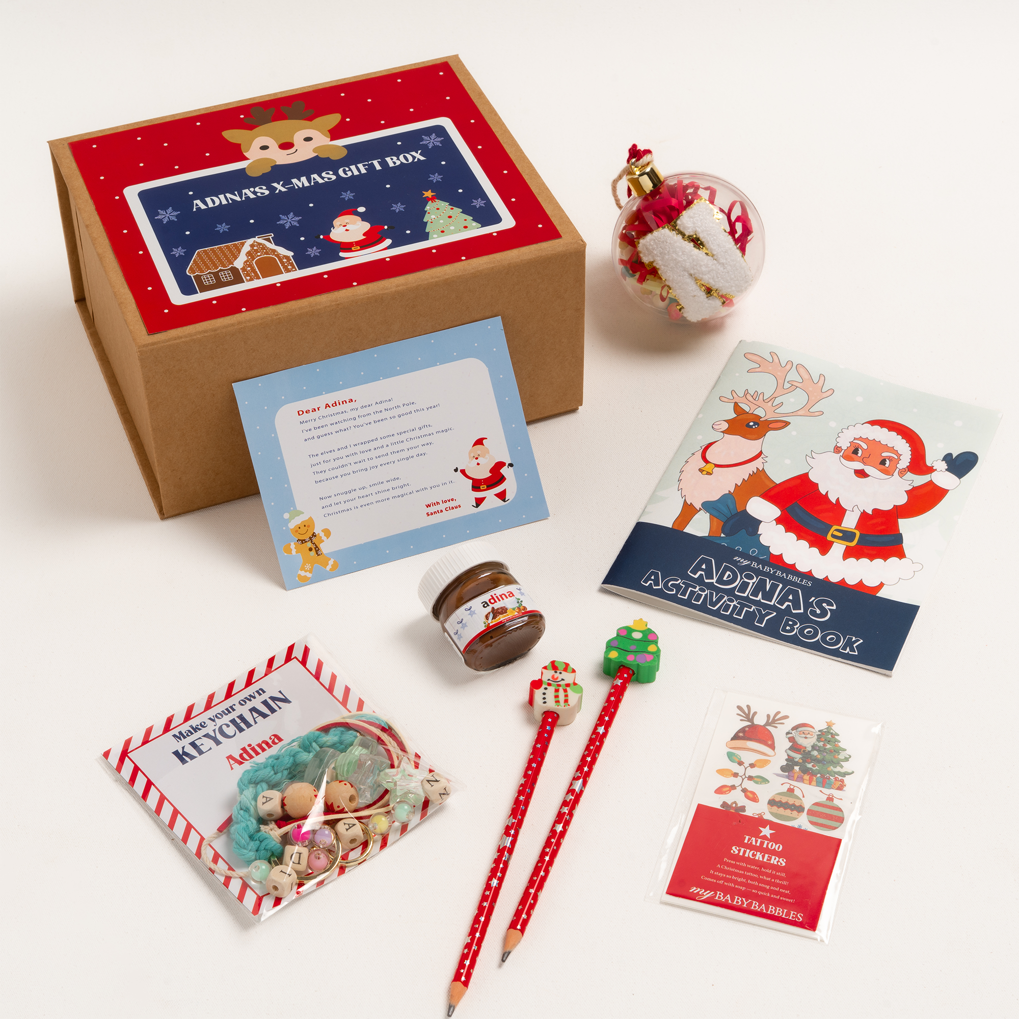 Personalised Kids’ Christmas Gift Box – Fun Activity & Goodie Box