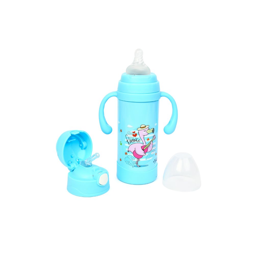 Youp Thermosteel Insulated Blue Color Kids Sipper And Feeding Bottle Eudora- 220 Ml