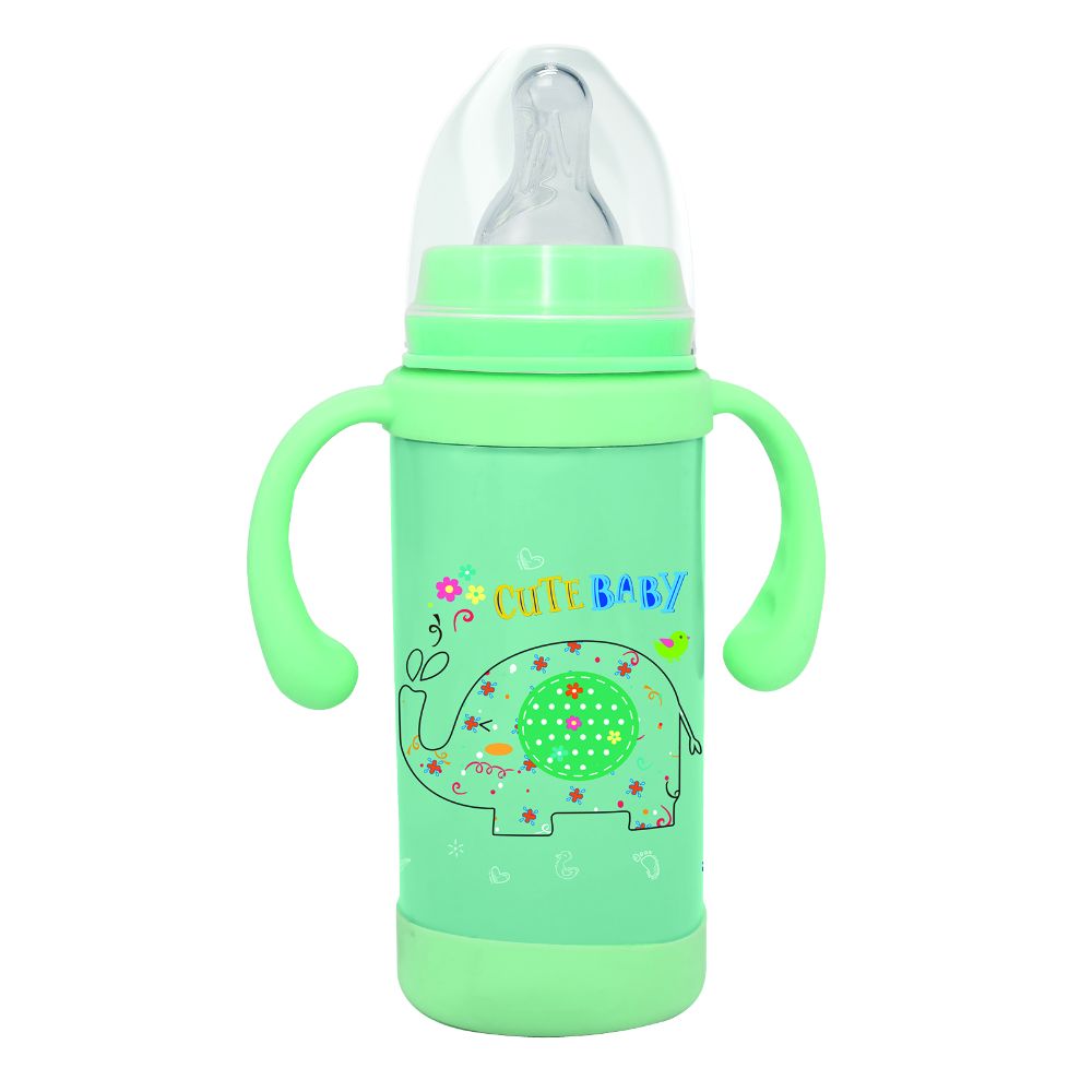 Youp Thermosteel Insulated Sea Green Color Kids Sipper And Feeding Bottle Eudora- 220 Ml