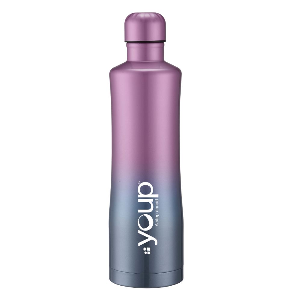 Youp Thermosteel Insulated Pink And Grey Color Water Bottle Yp511 - 500 Ml