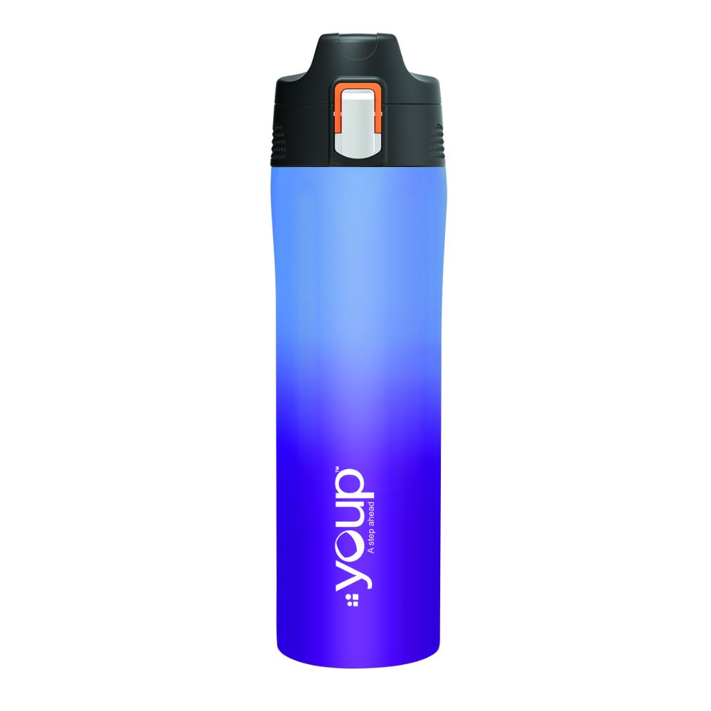 Youp Thermosteel Insulated Blue Purple Color Water Bottle Lexus - 500 Ml