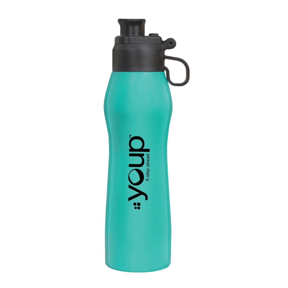 Youp Thermosteel Insulated Teal Color Water Bottle Maisy - 600 Ml