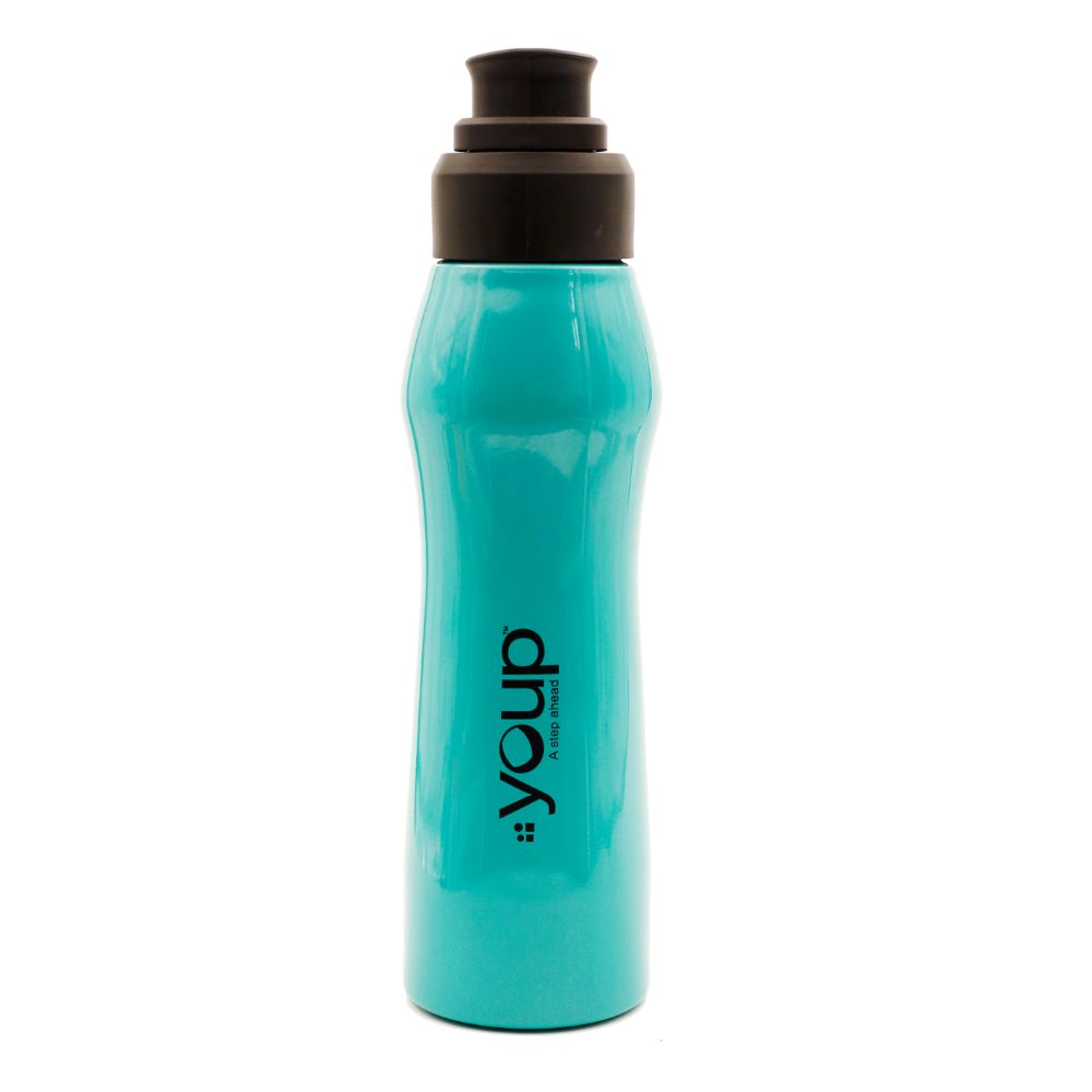 Youp Thermosteel Insulated Teal Color Water Bottle Maisy - 600 Ml