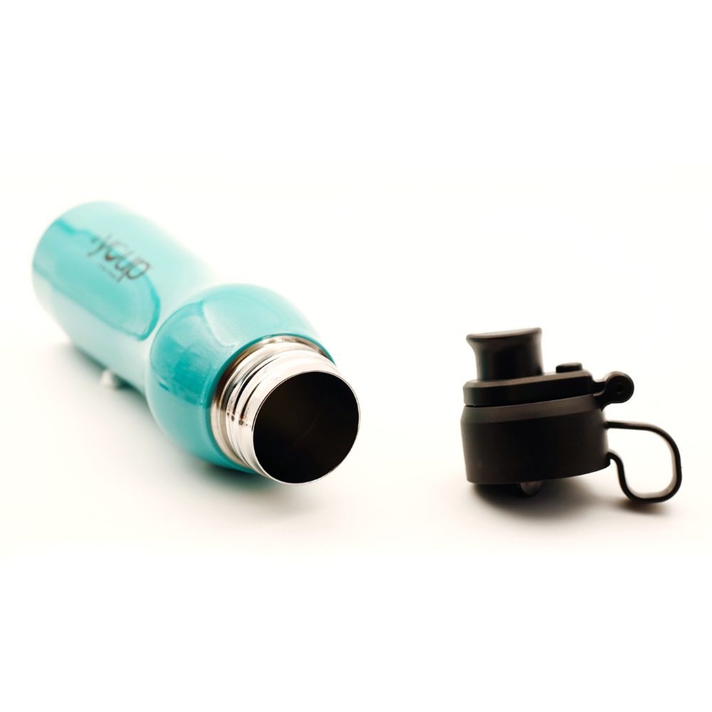 Youp Thermosteel Insulated Teal Color Water Bottle Maisy - 600 Ml