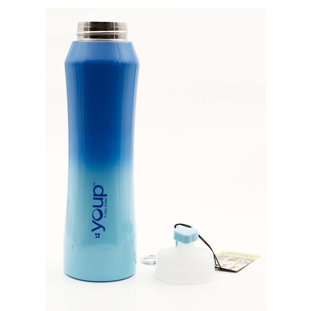 Youp Thermosteel Light Blue And Dark Blue Color Water Bottle Passion701 - 700 Ml