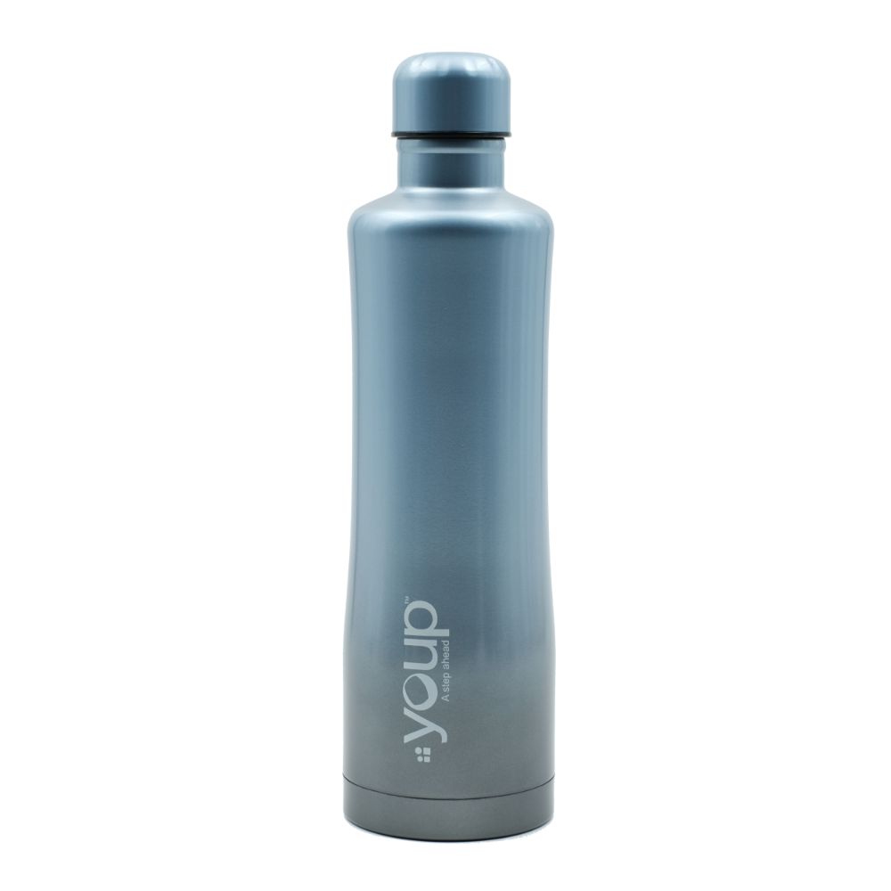 Youp Thermosteel Blue And Grey Color Water Bottle Yp754 - 750 Ml