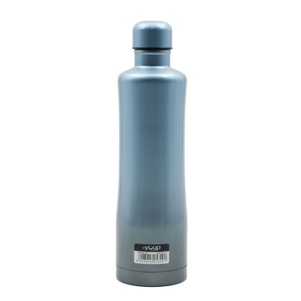 Youp Thermosteel Blue And Grey Color Water Bottle Yp754 - 750 Ml
