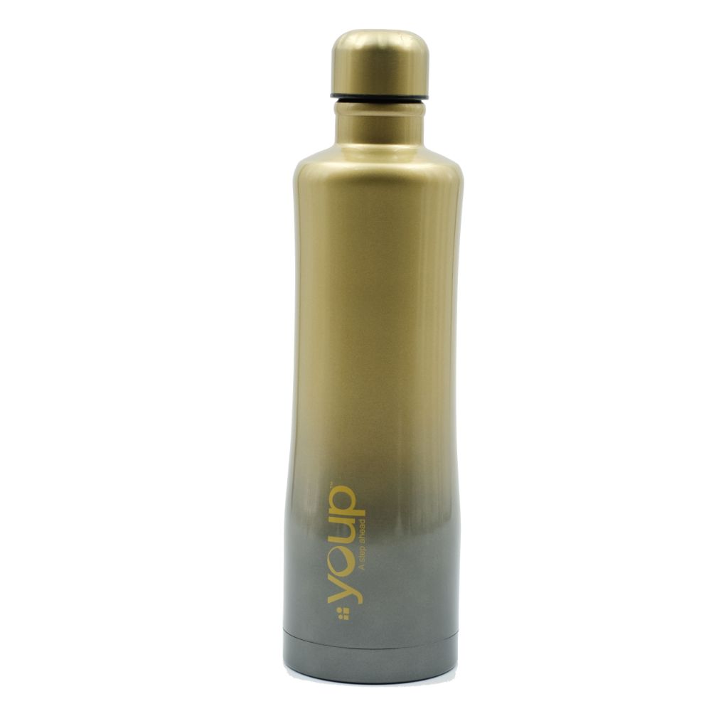 Youp Thermosteel Green And Grey Color Water Bottle Yp754 - 750 Ml