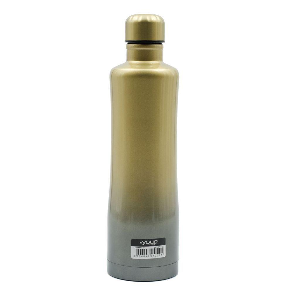Youp Thermosteel Green And Grey Color Water Bottle Yp754 - 750 Ml